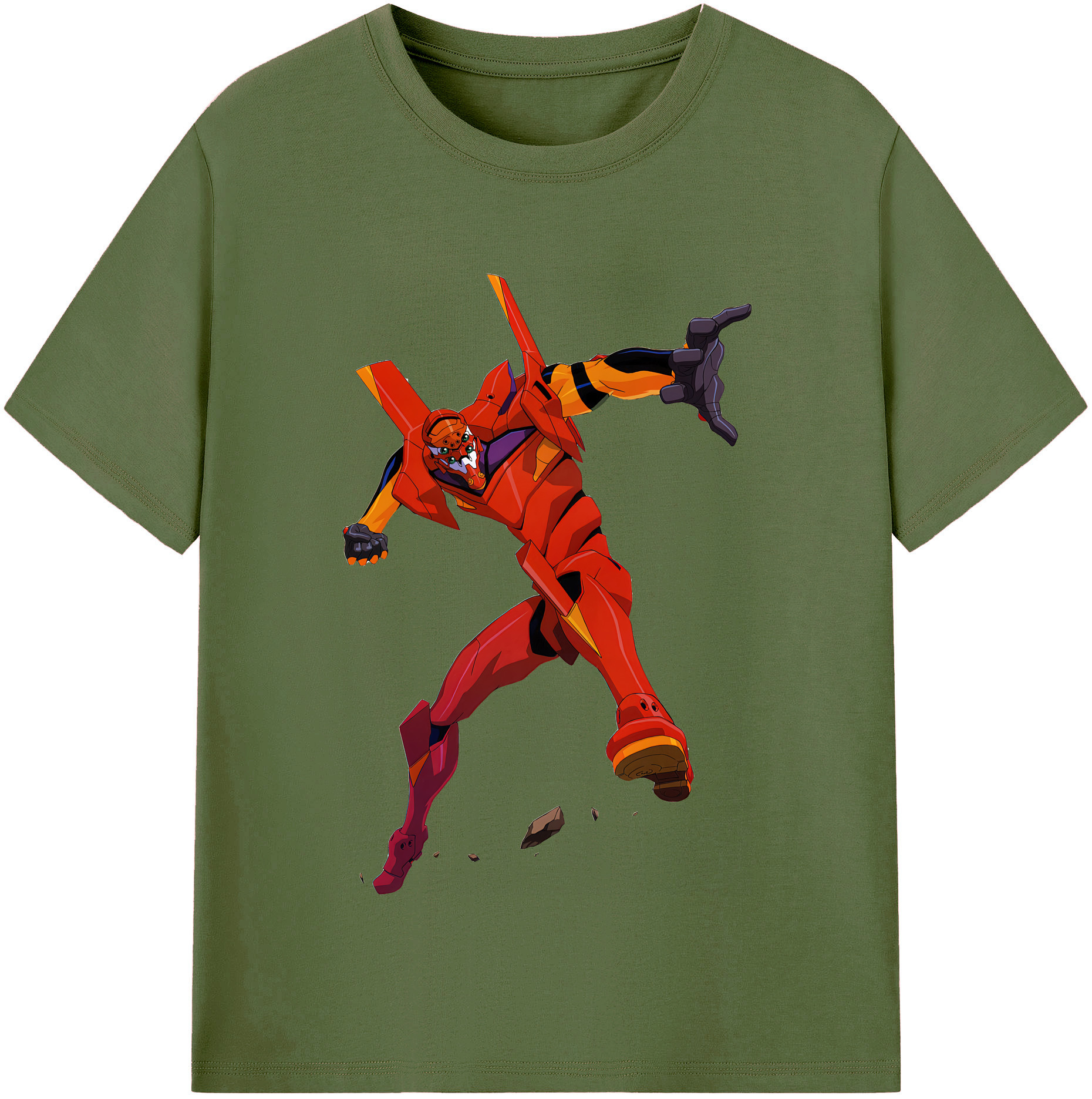 （画像用） EVA 新世紀エヴァンゲリオン 綿100％半袖Tシャツ（フロントプリント）
